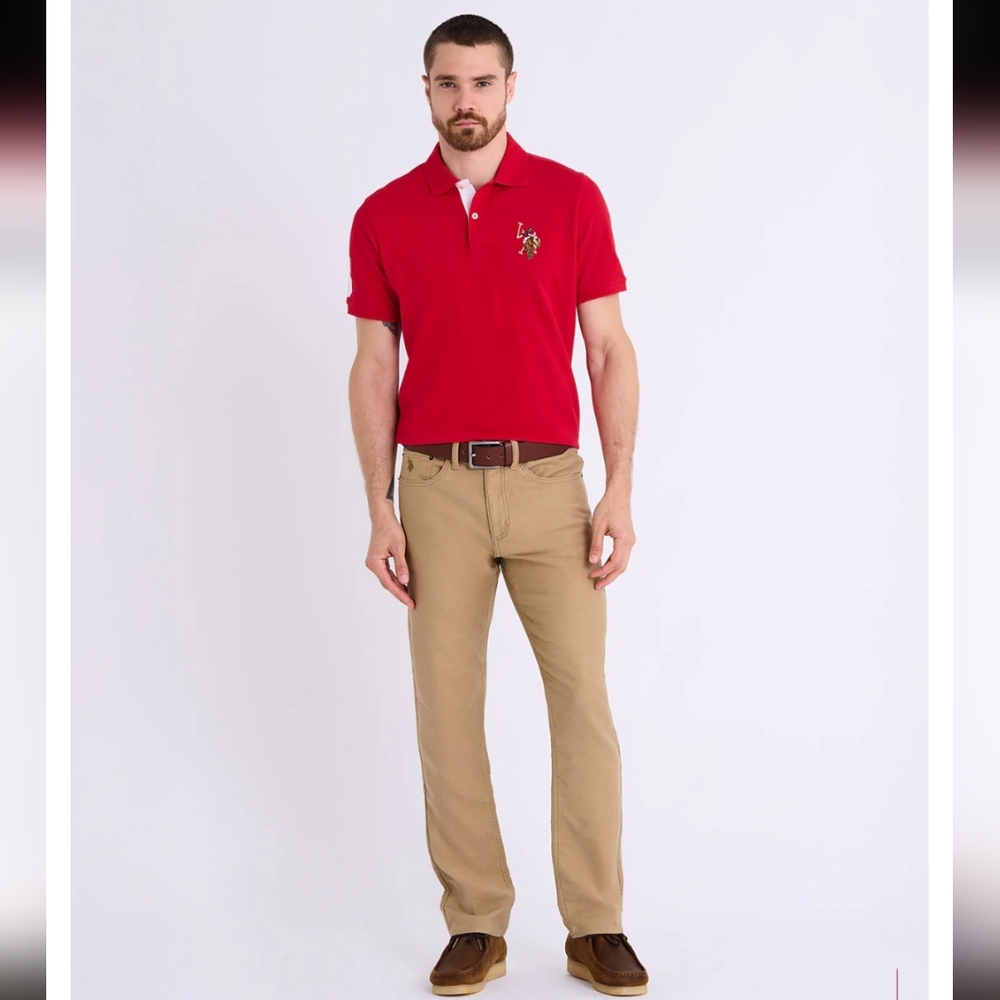 Men's Red Polo Shirt